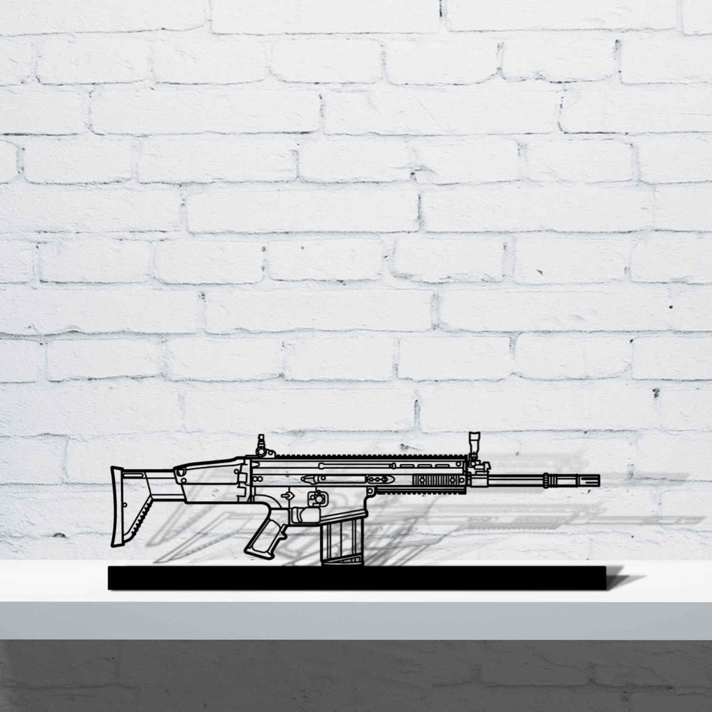 Mk17 Silhouette Metal Art Stand