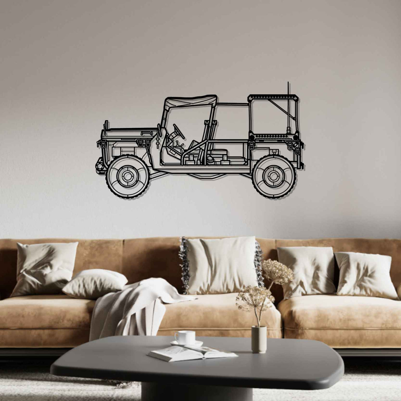 M1161 Silhouette Metal Wall Art