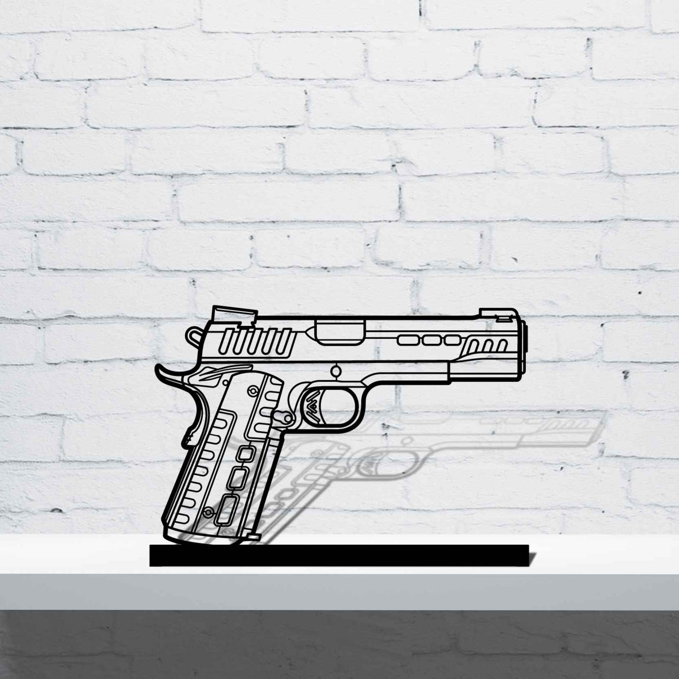 Rapide 1911 Silhouette Metal Art Stand