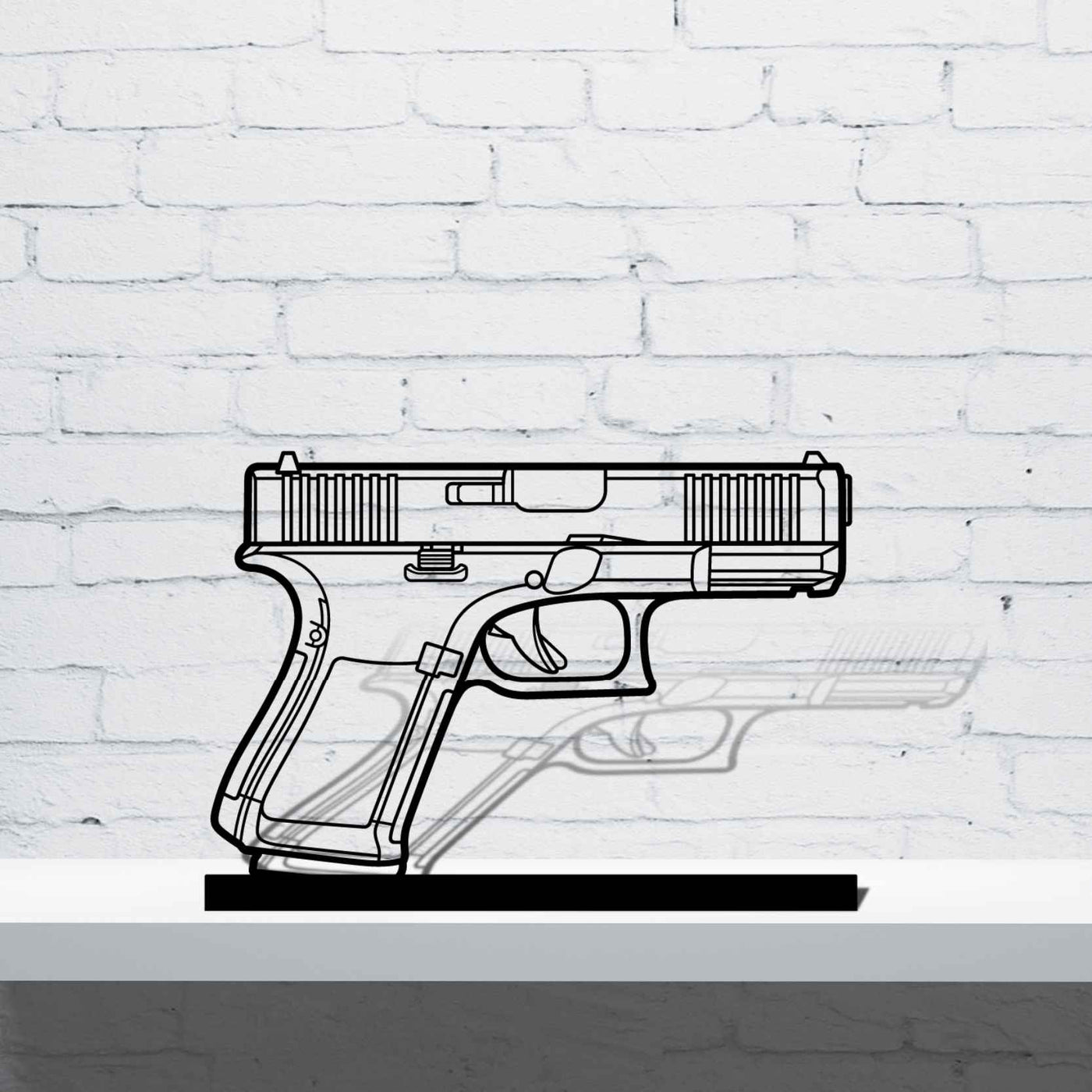 19 Gen 5 Silhouette Metal Art Stand