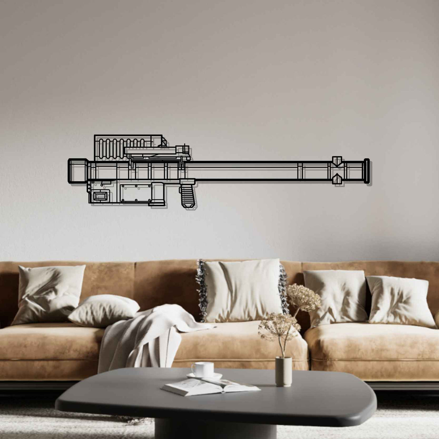 FIM-92 Stinger Silhouette Metal Wall Art