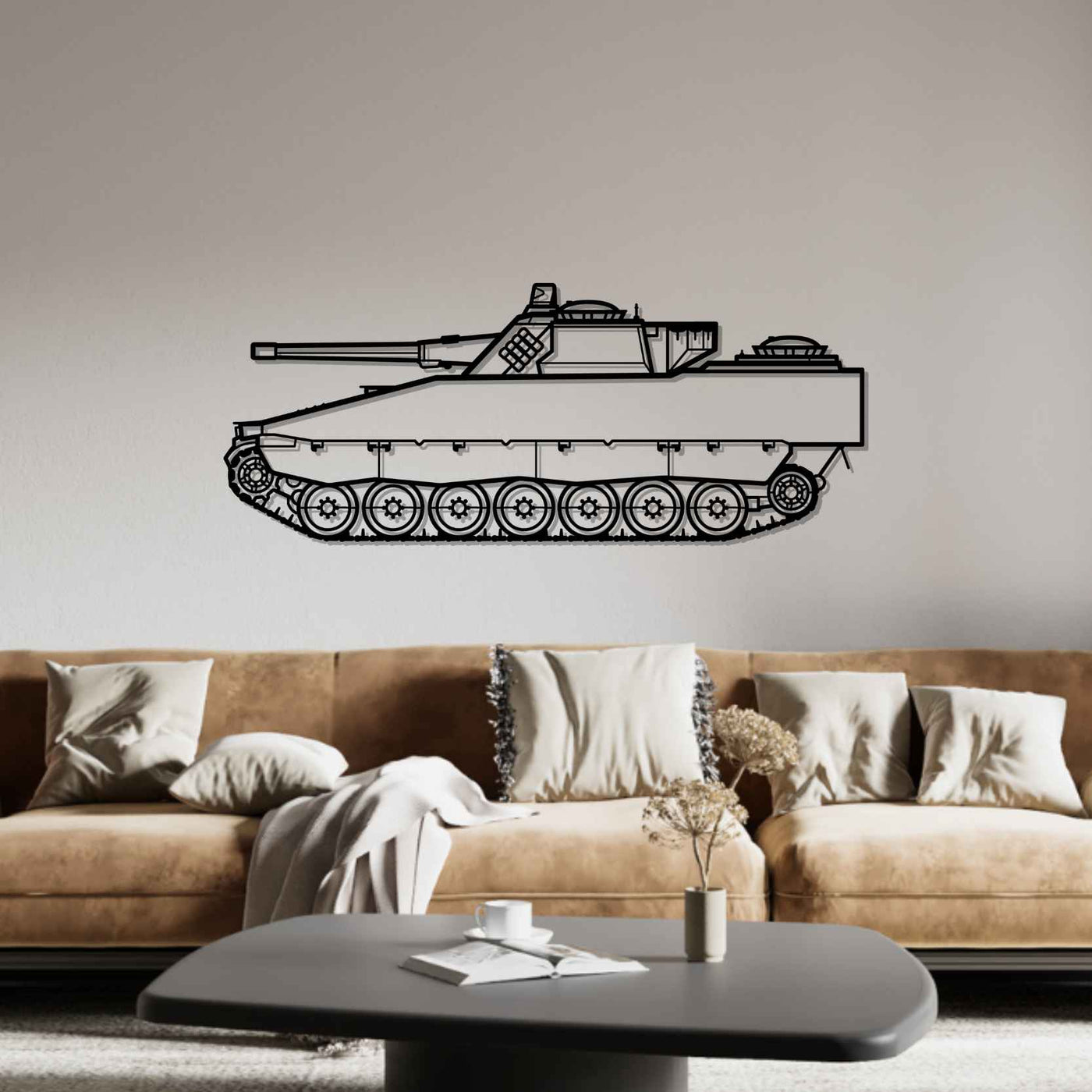 CV9030 CH Spz 2000 Silhouette Metal Wall Art