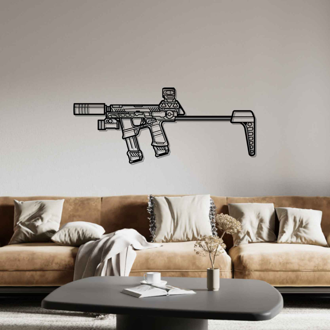 Raider MP17 Silhouette Metal Wall Art