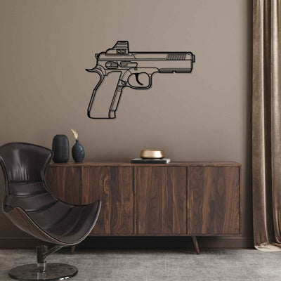 Shadow 2 2023 Front Silhouette Metal Wall Art