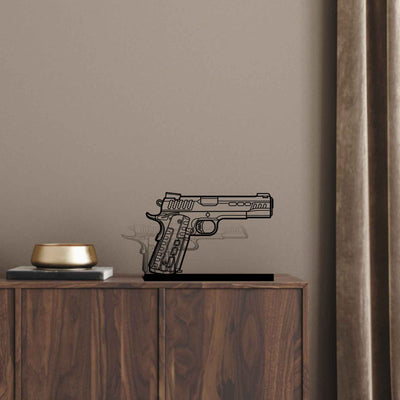 Rapide 1911 Silhouette Metal Art Stand