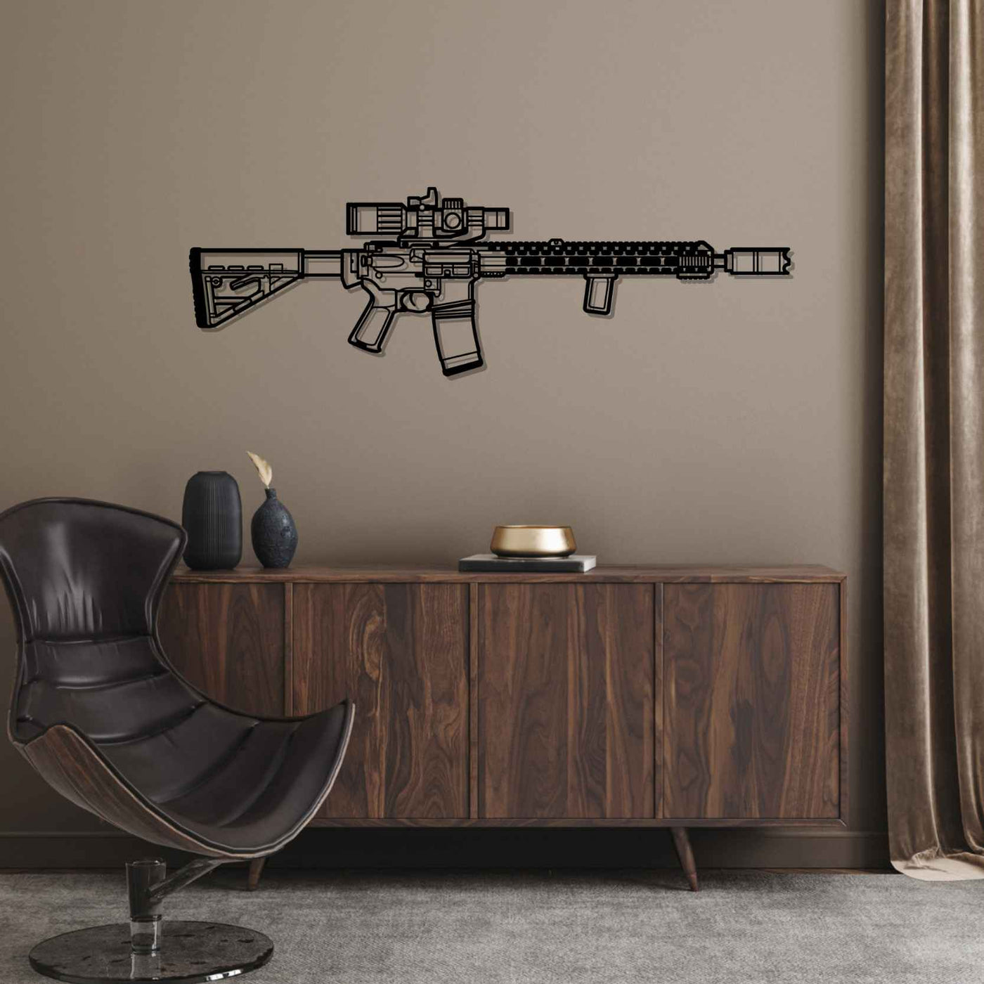 M5FL 2023 Silhouette Metal Wall Art