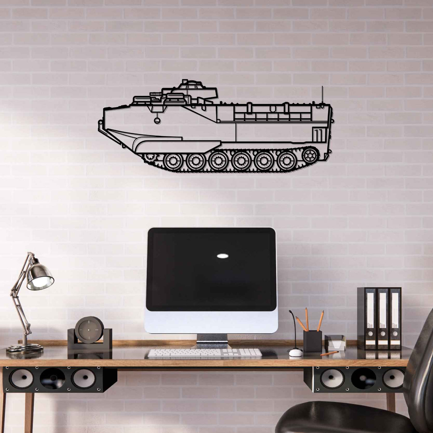 AAVP7A1 Silhouette Metal Wall Art