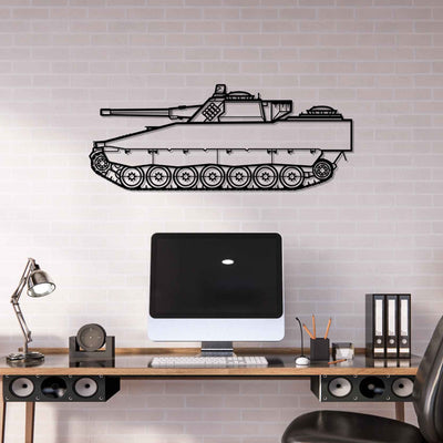 CV9030 CH Spz 2000 Silhouette Metal Wall Art