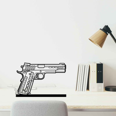 Rapide 1911 Silhouette Metal Art Stand