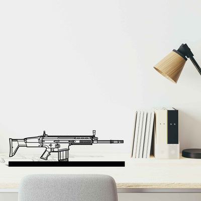 Mk17 Silhouette Metal Art Stand