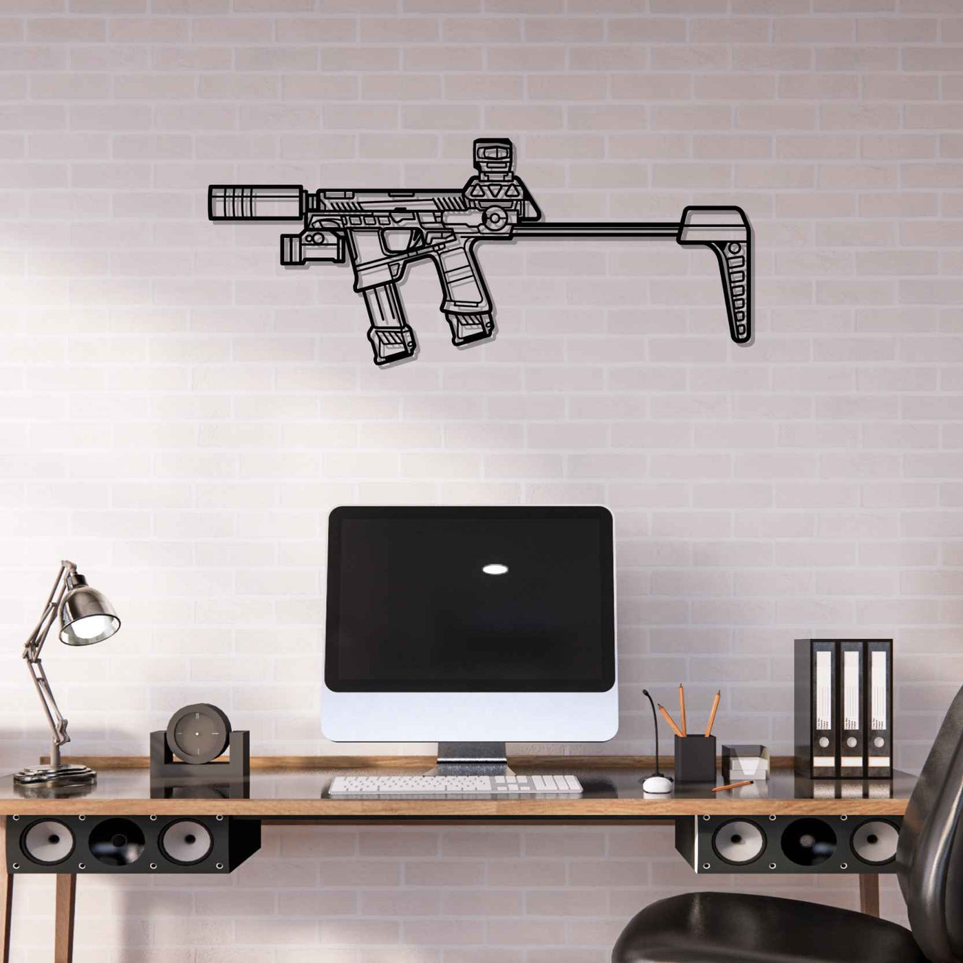 Raider MP17 Silhouette Metal Wall Art