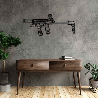 Raider MP17 Silhouette Metal Wall Art