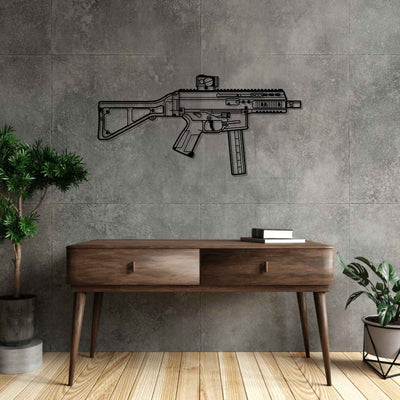 APC9 Silhouette Metal Wall Art