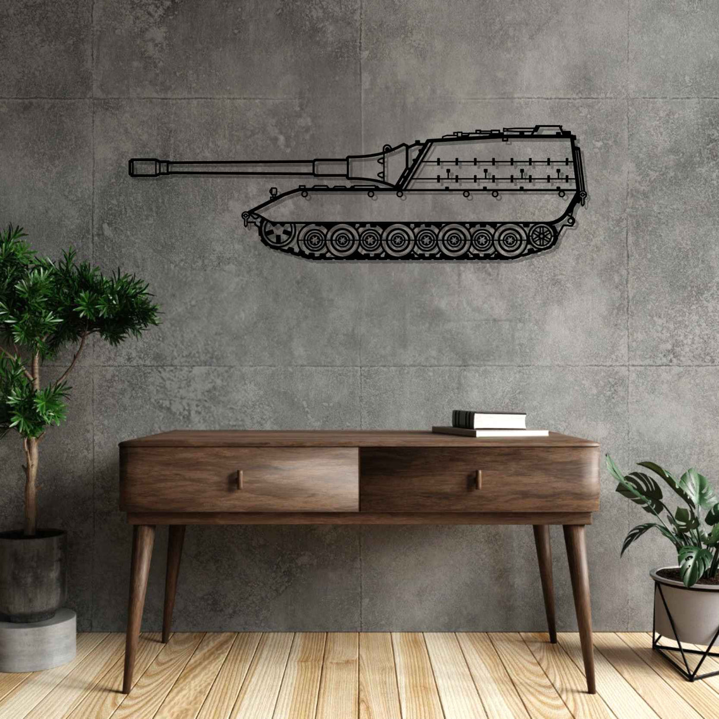 JPZ E 100 Silhouette Metal Wall Art